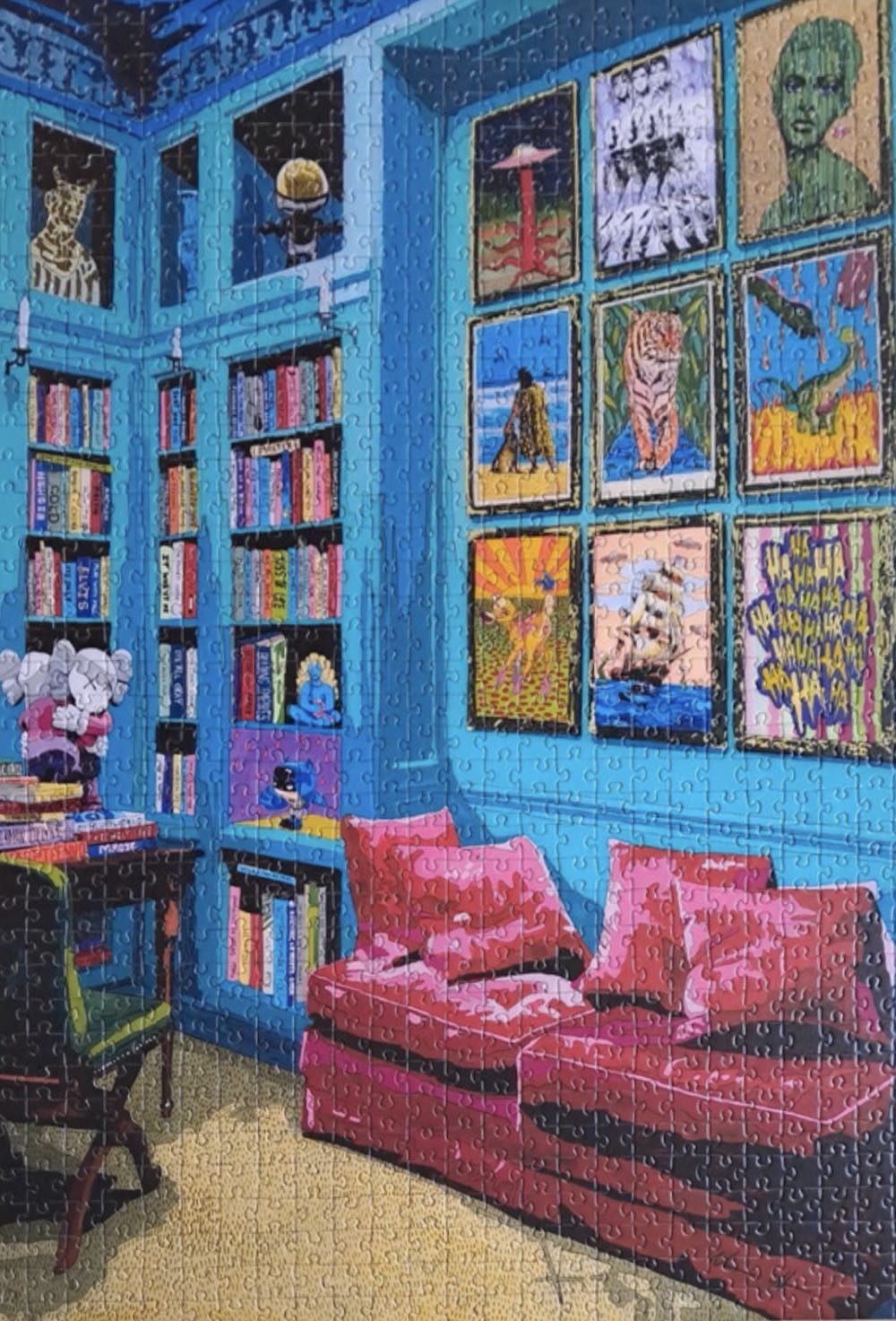 Room With Red Sofa - HEYE puzzle collectible [Barcode 4001689300821] - Main Image 3