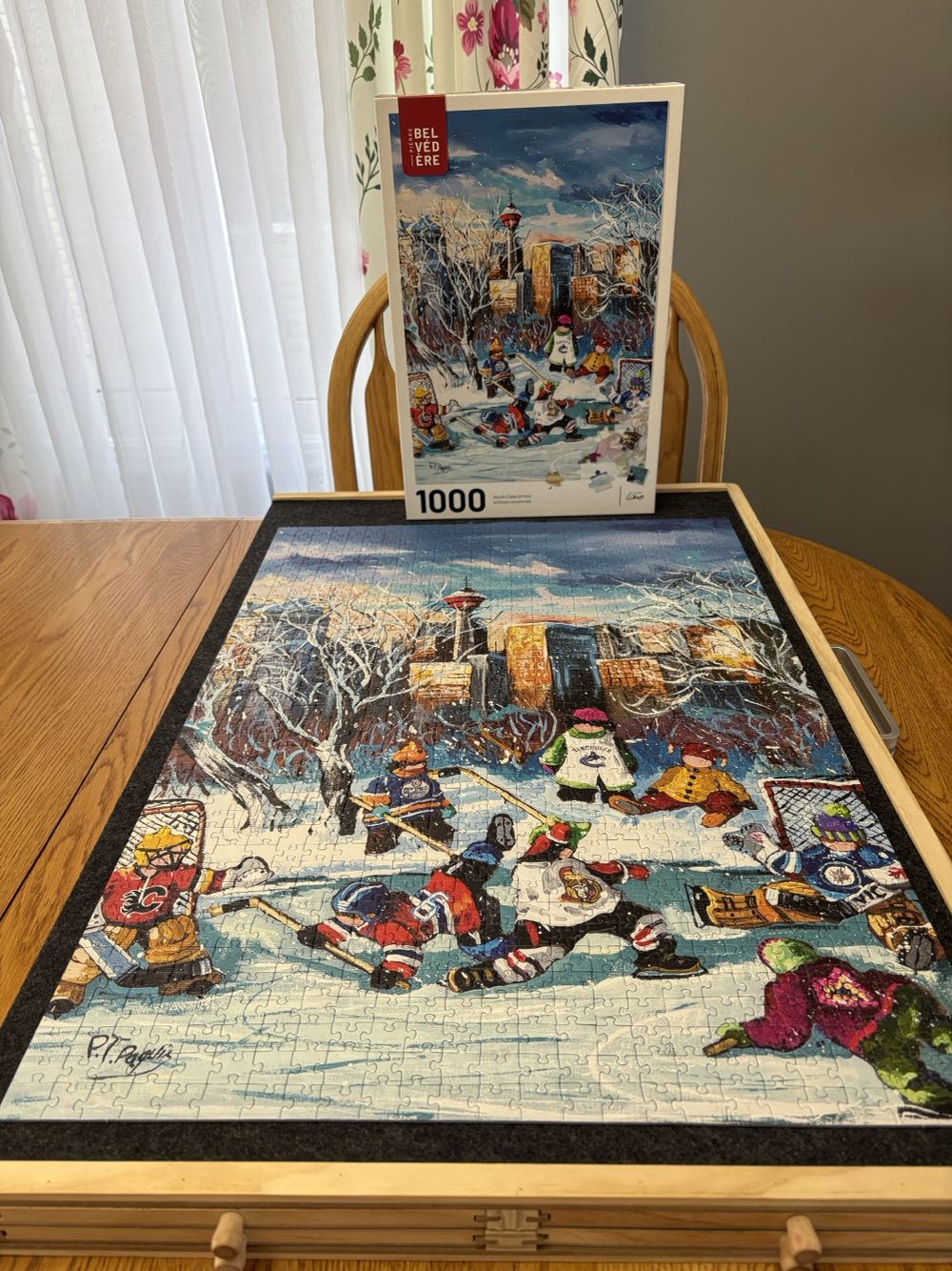 Calgary Canada Trefl Piece Jigsaw Puzzle Pierre Belvedere Pauline Paquin - Belvedere puzzle collectible [Barcode 061152670169] - Main Image 2