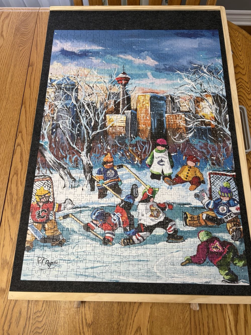 Calgary Canada Trefl Piece Jigsaw Puzzle Pierre Belvedere Pauline Paquin - Belvedere puzzle collectible [Barcode 061152670169] - Main Image 3