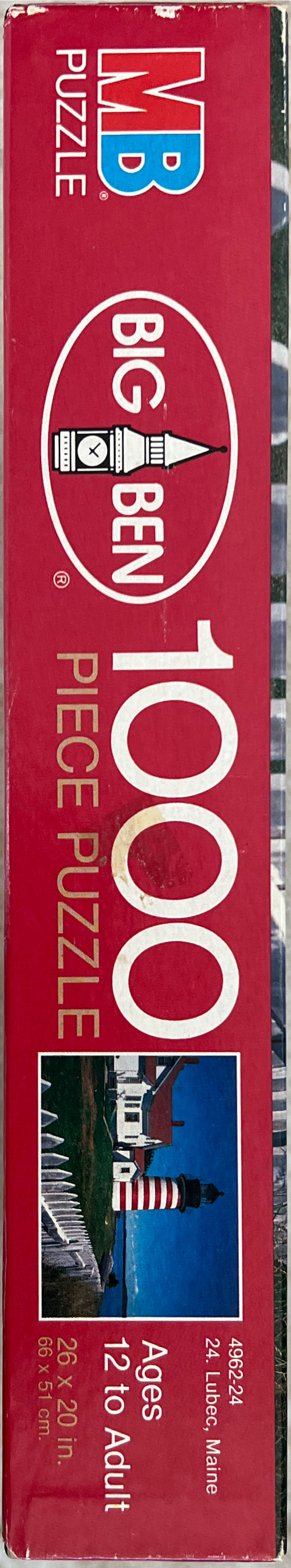 Lubec, Maine-NEW - Milton Bradley Company puzzle collectible [Barcode 032244049620] - Main Image 3