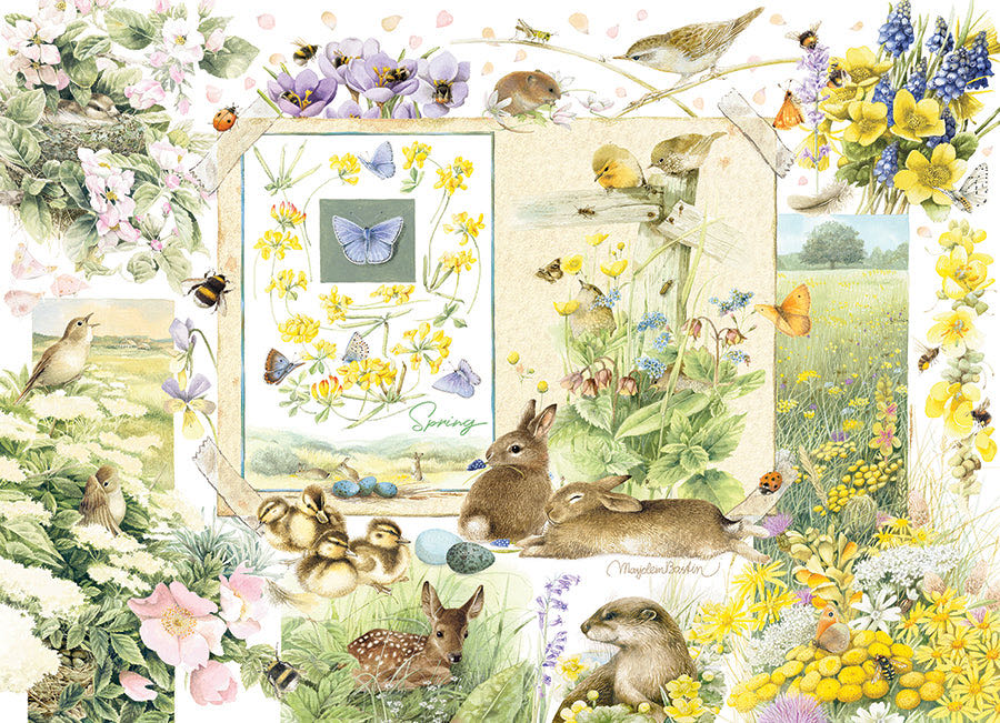 Nature Journal: Spring - Cobble Hill puzzle collectible [Barcode 625012403108] - Main Image 2