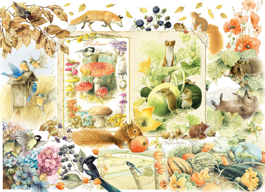 Nature Journal: Autumn (PC) 💎 - Cobble Hill puzzle collectible [Barcode 625012403122] - Main Image 2
