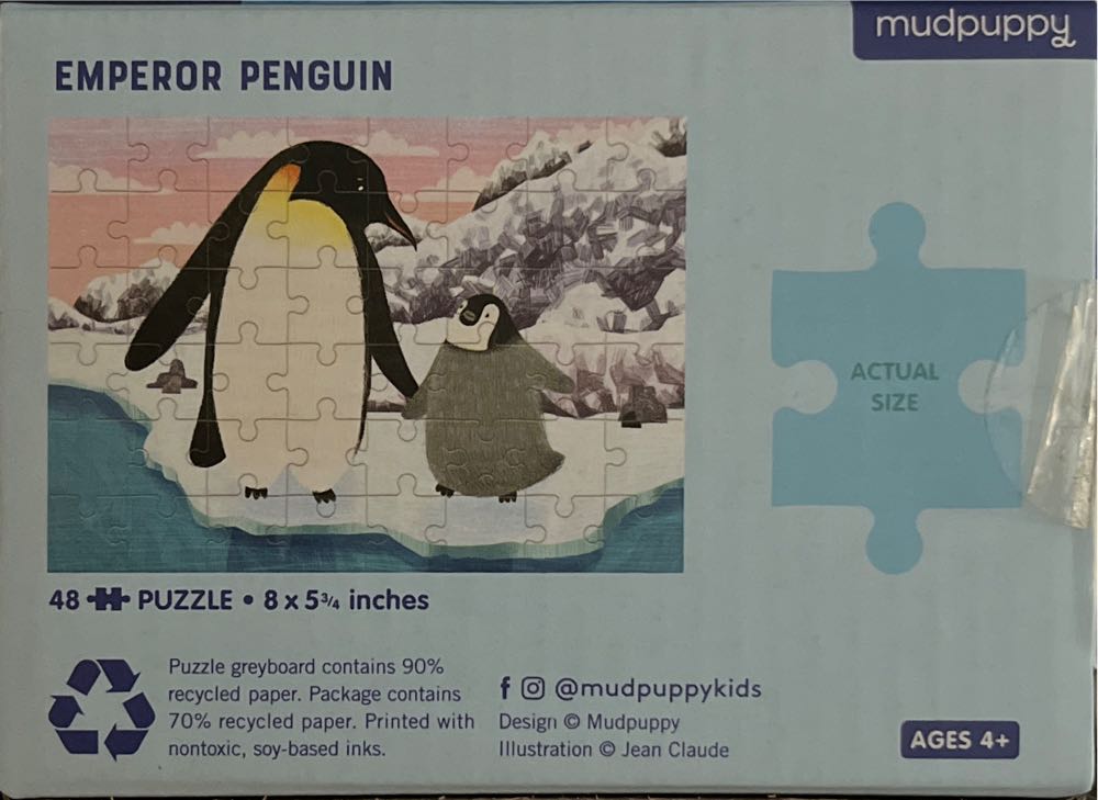 Emperor Penguin - Mudpuppy puzzle collectible [Barcode 9780735369139] - Main Image 2