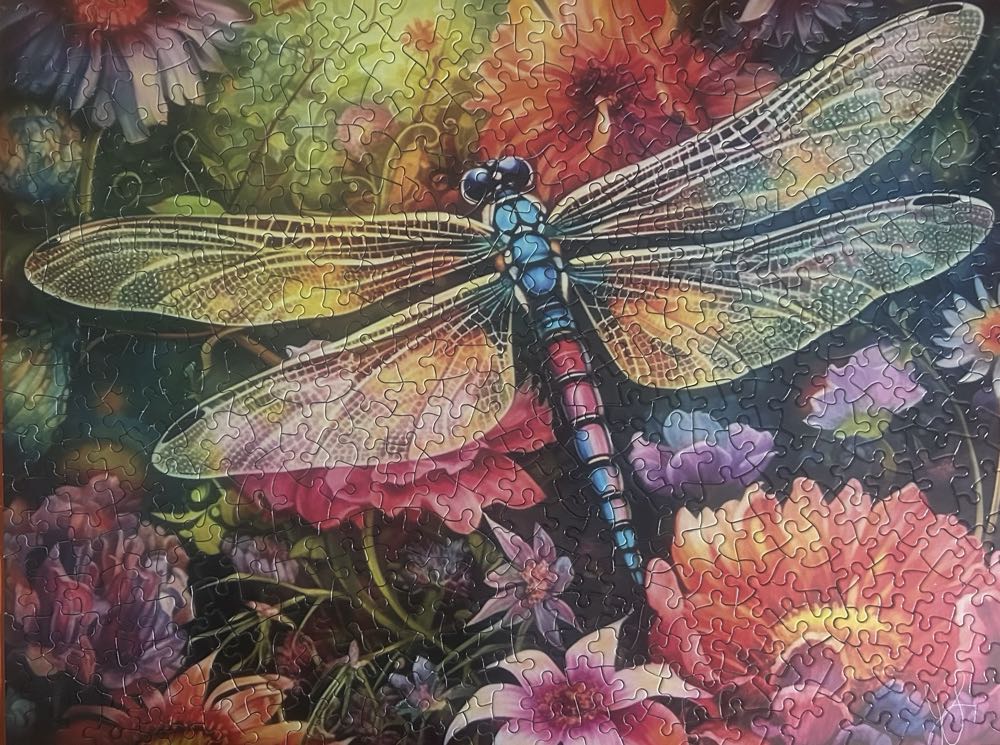 0169 SunsOut: Spring Garden Peace - SunsOut puzzle collectible [Barcode 796780770423] - Main Image 2