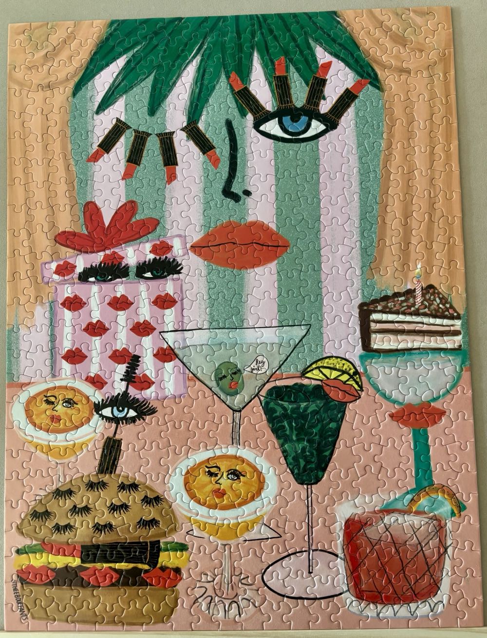 Bouffants And Broken Hearts- GONE - Girls Night In puzzle collectible [Barcode 773392503281] - Main Image 2