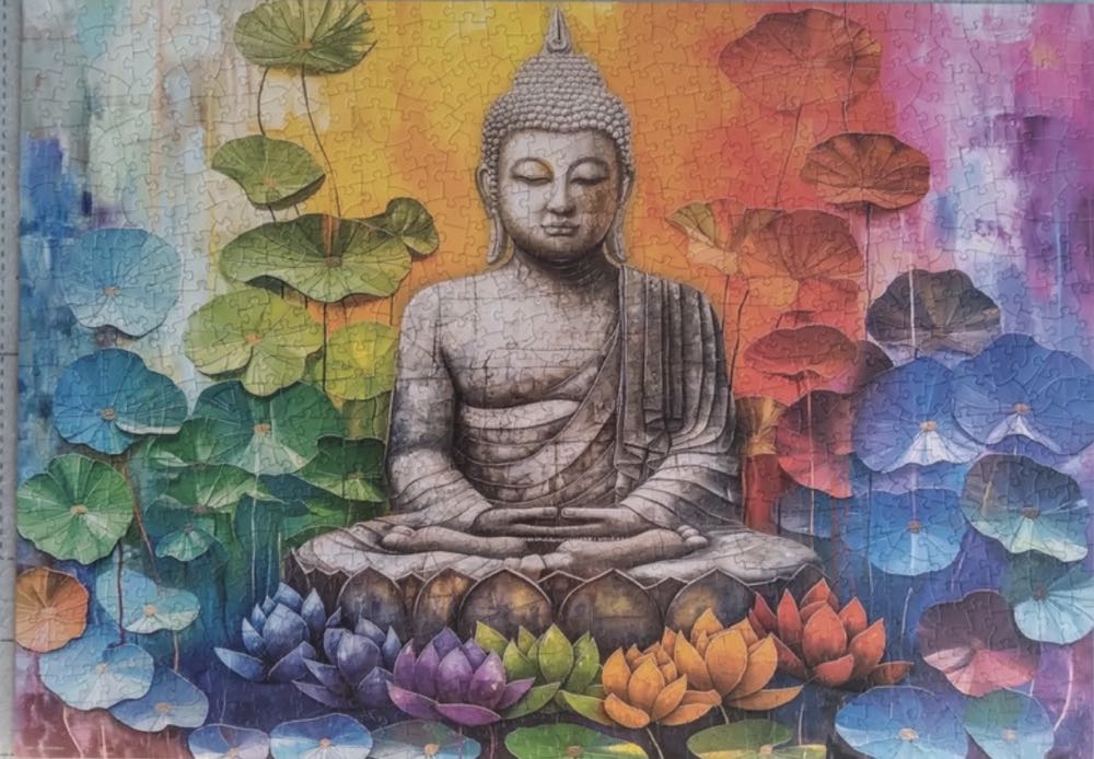 Colorful Buddha - EuroGraphics puzzle collectible [Barcode 0628136659253] - Main Image 3