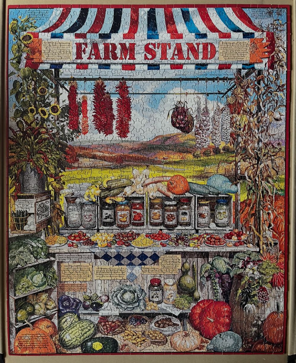 Farm Stand - White Mountain puzzle collectible [Barcode 724819248926] - Main Image 2