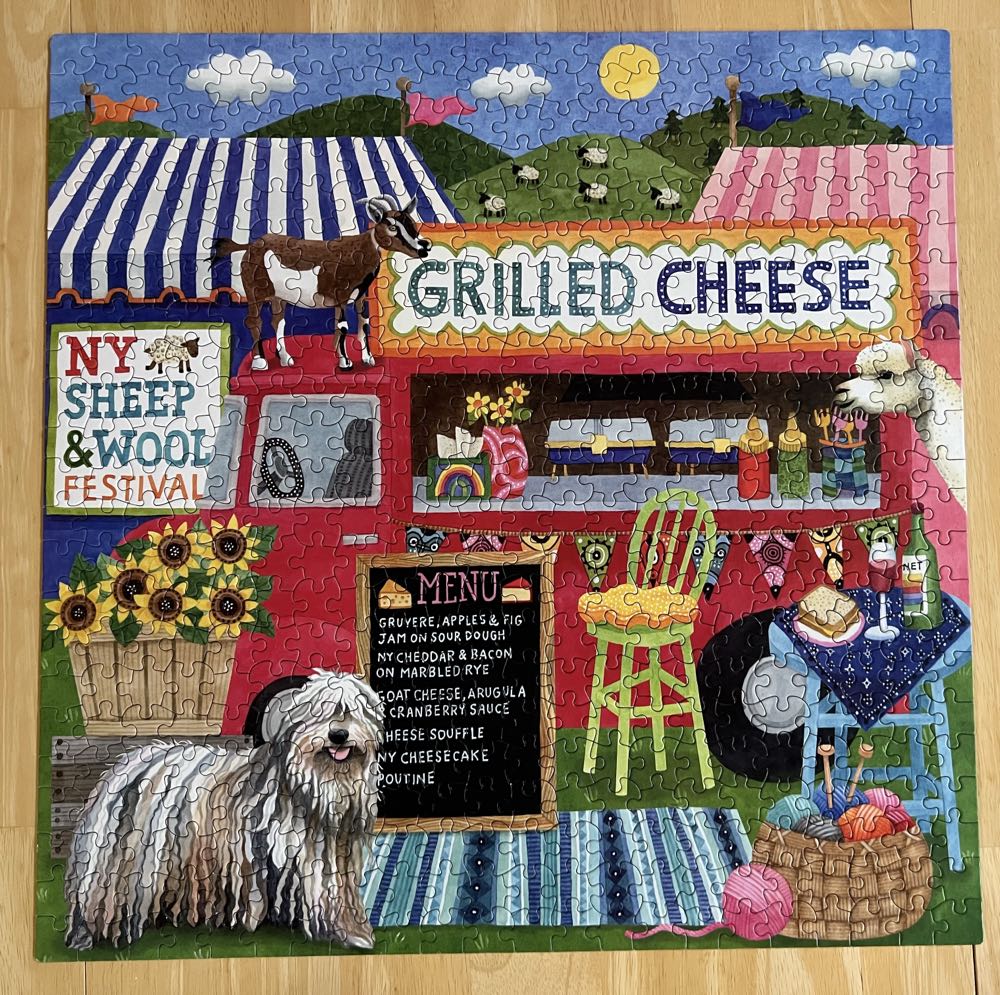 Grilled Cheese Food Truck - Ceaco puzzle collectible [Barcode 021081243162] - Main Image 2