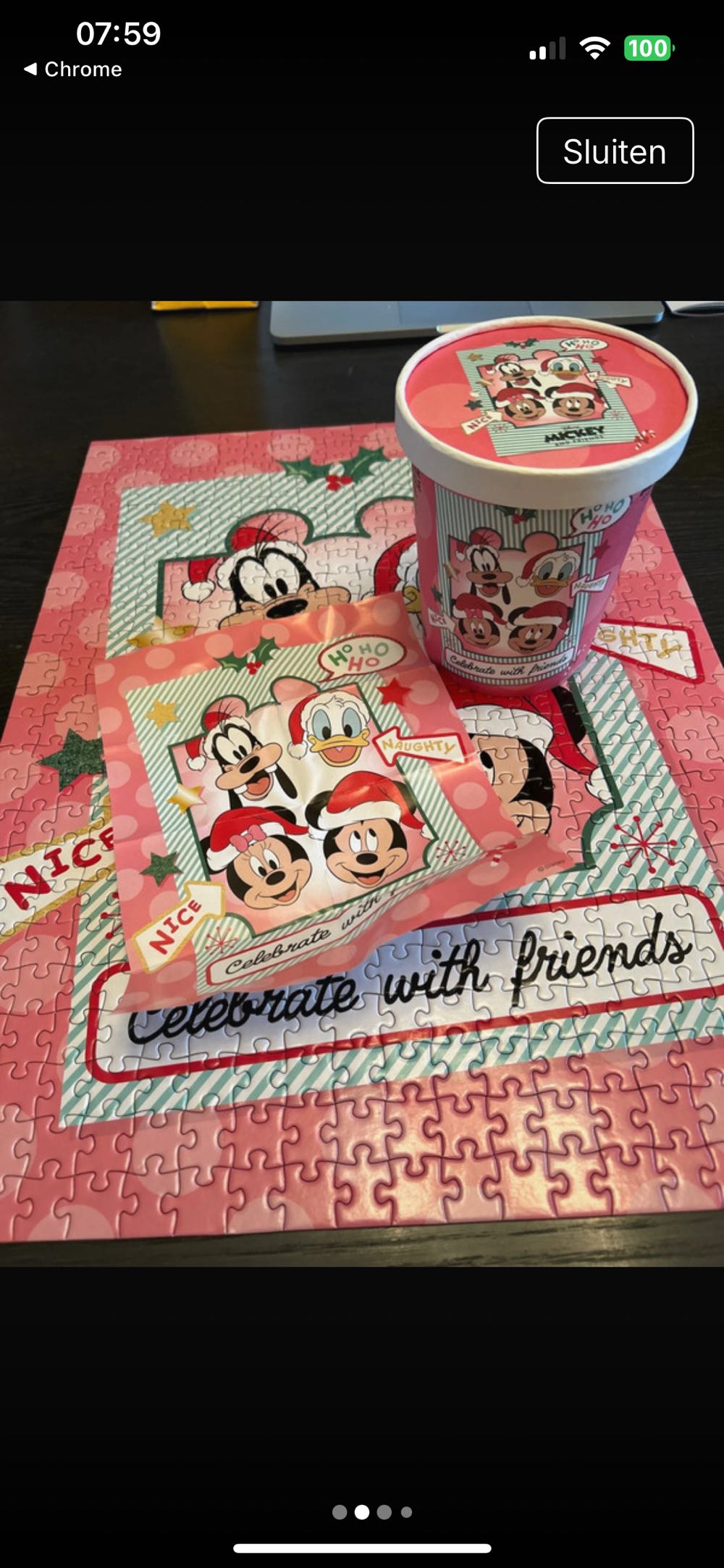 Mickey Mouse - Miniso puzzle collectible [Barcode 6936735343324] - Main Image 2