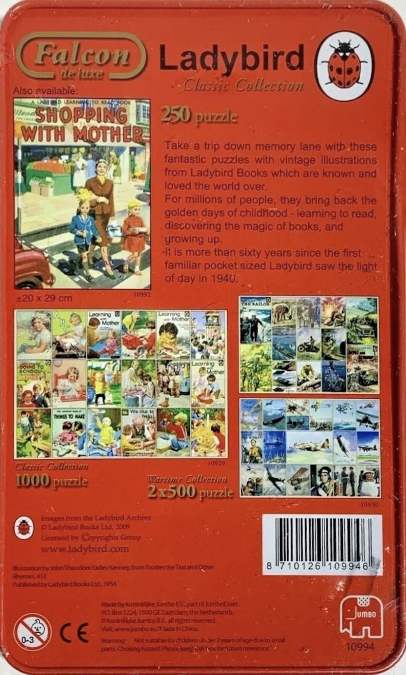Ladybird Tootles The Taxi - Falcon de luxe puzzle collectible [Barcode 8710126109946] - Main Image 3