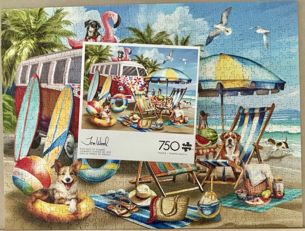 Dog Days Of Summer - Buffalo puzzle collectible [Barcode 079346173846] - Main Image 2