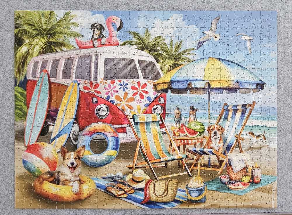 Dog Days Of Summer - Buffalo puzzle collectible [Barcode 079346173846] - Main Image 3