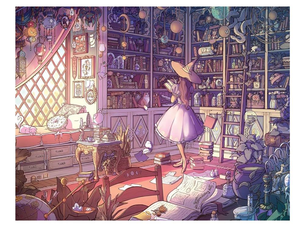 Witch’s Library - Buffalo puzzle collectible [Barcode 079346137114] - Main Image 2