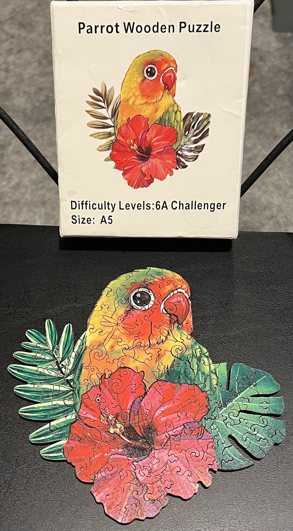 Parrot Wooden Puzzle - SOLD  puzzle collectible - Main Image 3