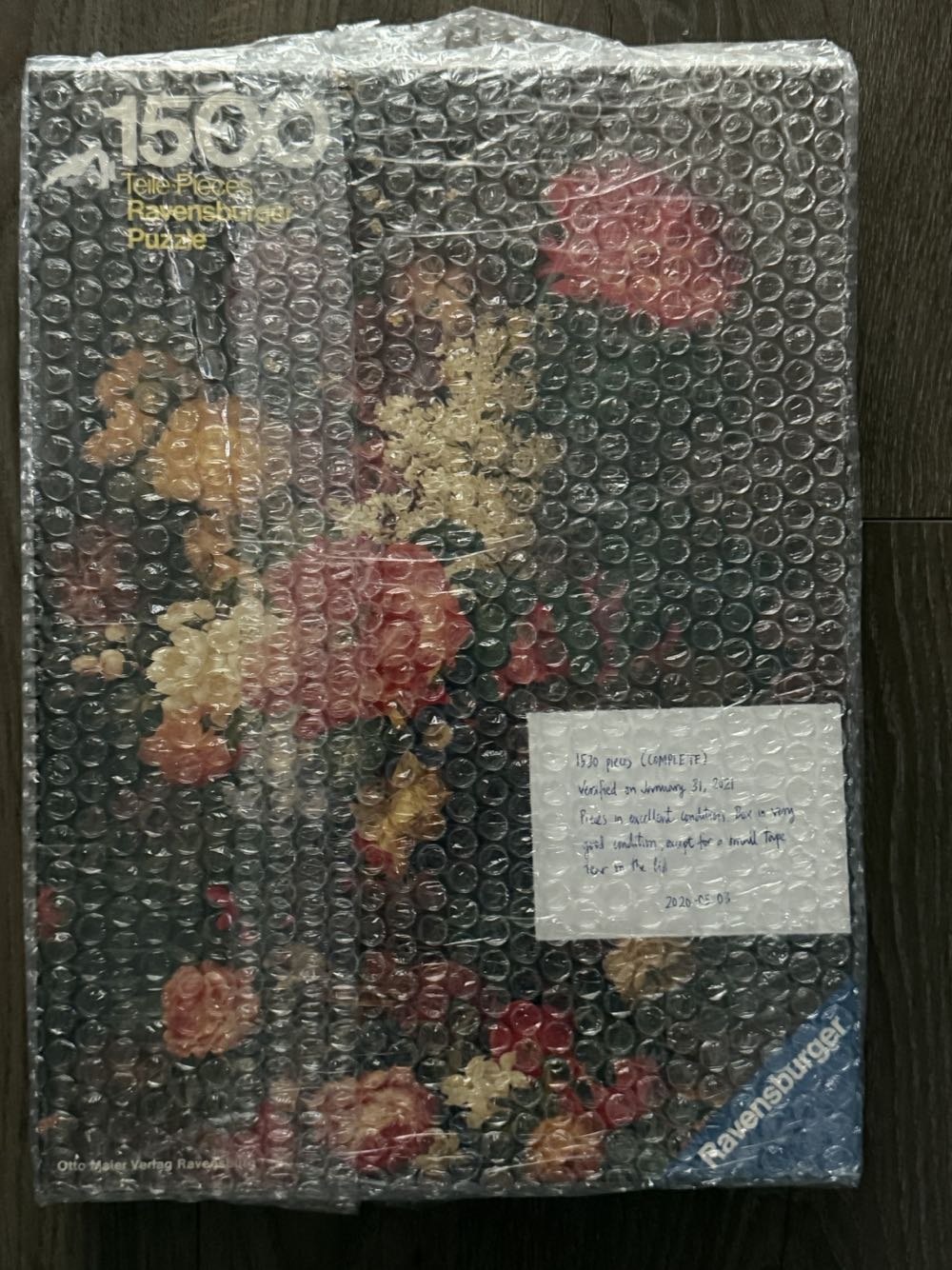 Flowers - Ravensburger puzzle collectible - Main Image 2