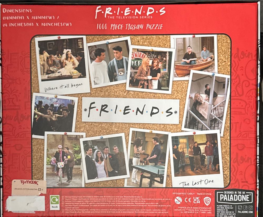 Friends Jigsaw Puzzle - Paladone puzzle collectible - Main Image 2