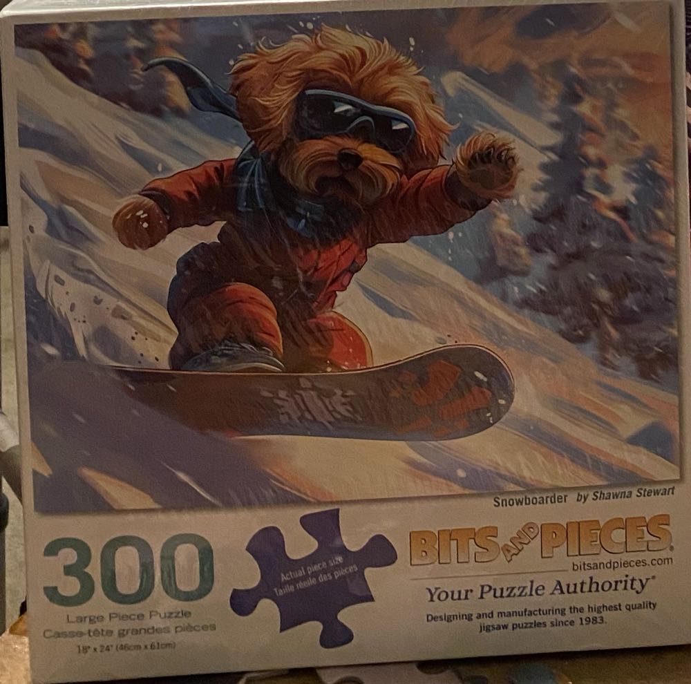 Snowboarder - Bits & Pieces puzzle collectible [Barcode 192949086662] - Main Image 2