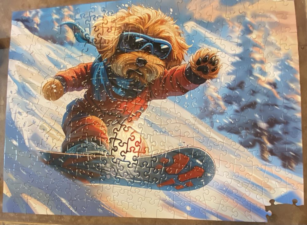 Snowboarder - Bits & Pieces puzzle collectible [Barcode 192949086662] - Main Image 3