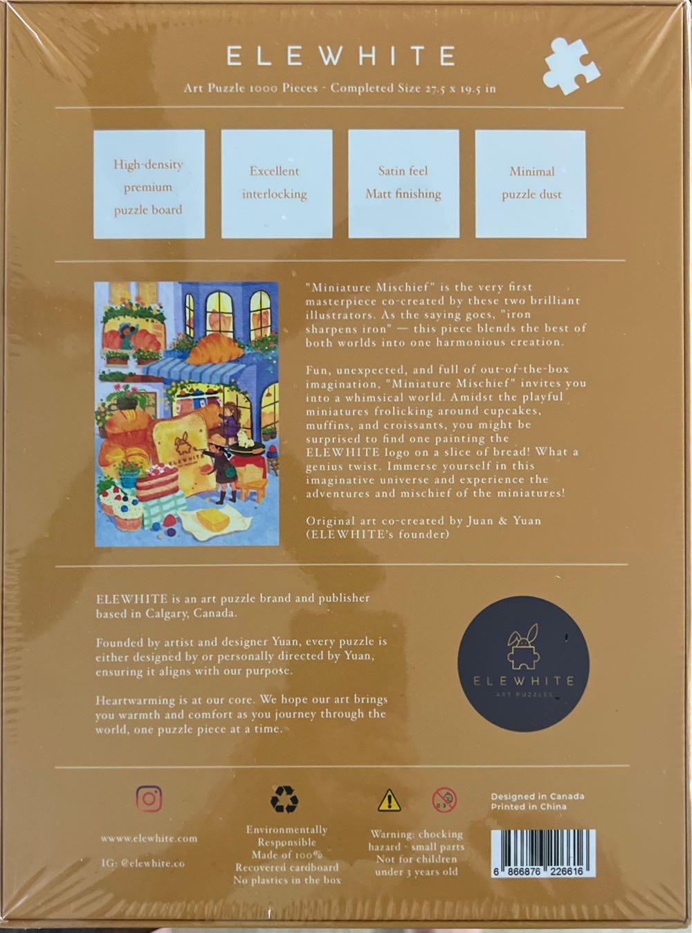 Miniature Mischief - Elewhite puzzle collectible [Barcode 6866876226616] - Main Image 2