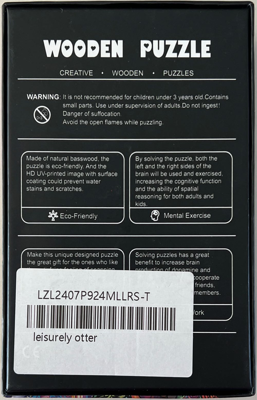 Leisurely Otter - SOLD - Wood-Unknown puzzle collectible - Main Image 2