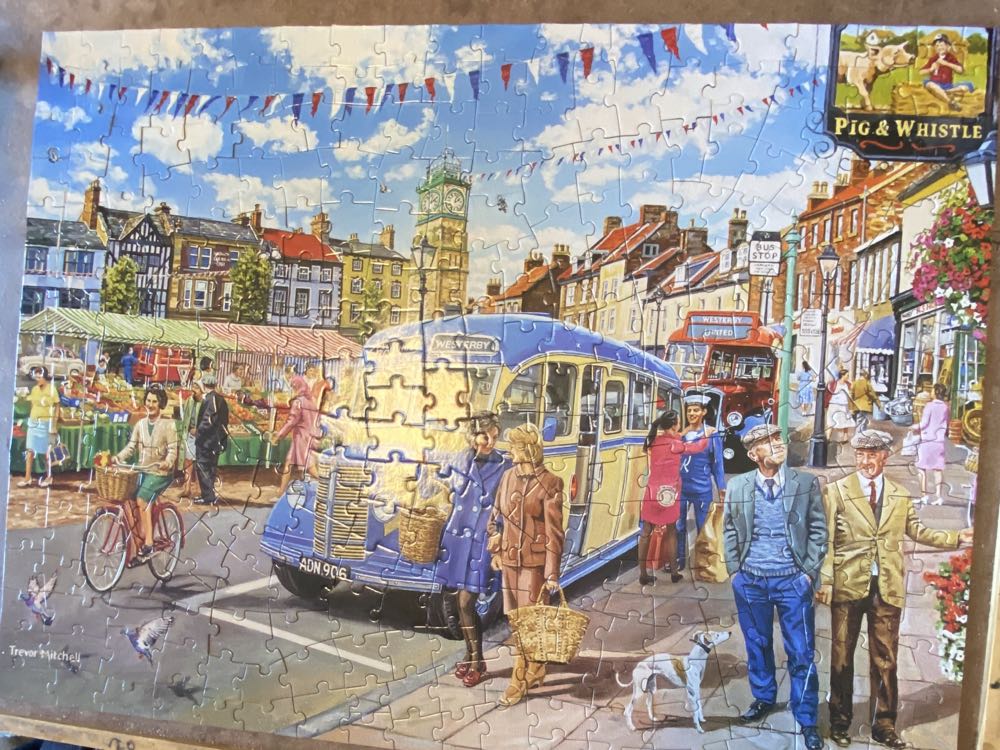 The Buss To Market - Bits & Pieces puzzle collectible [Barcode 192949081988] - Main Image 2