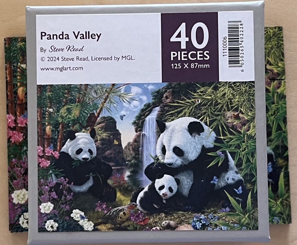 Panda Valley - SOLD - Wentworth Wooden Jigsaw Company puzzle collectible [Barcode 6050265402228] - Main Image 4