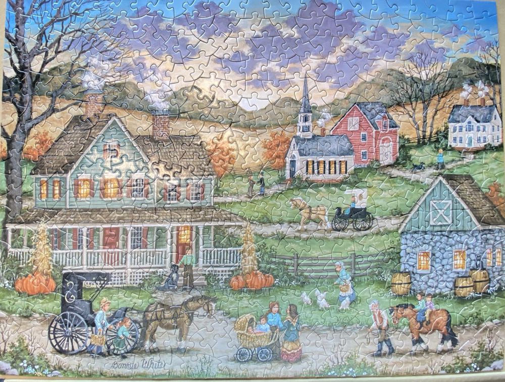 Sunday Dinner - Bits And Pieces puzzle collectible - Main Image 2