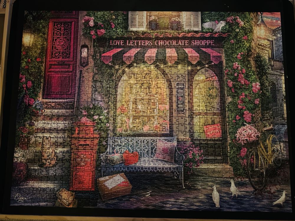 Love Letters Chocolate Shoppe - Buffalo Games 🇺🇸 puzzle collectible [Barcode 079346127672] - Main Image 4