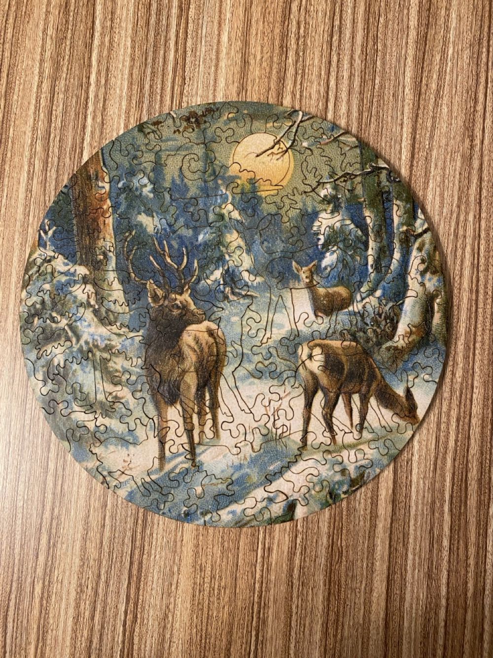 Foraging at First Light - Liberty Puzzles puzzle collectible - Main Image 2
