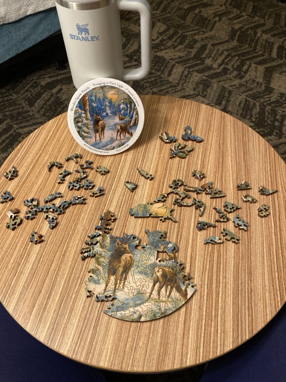 Foraging at First Light - Liberty Puzzles puzzle collectible - Main Image 3