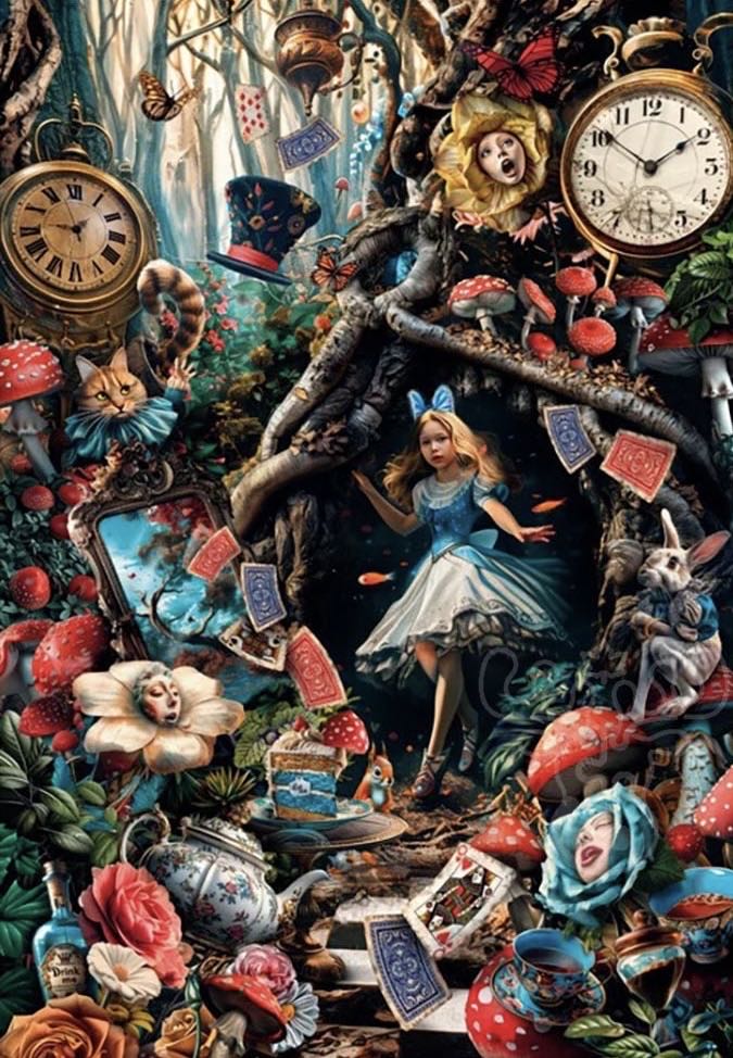 Another Day In Wonderland 2025 - Completed - Clementoni 🇮🇹 puzzle collectible [Barcode 8005125399352] - Main Image 2