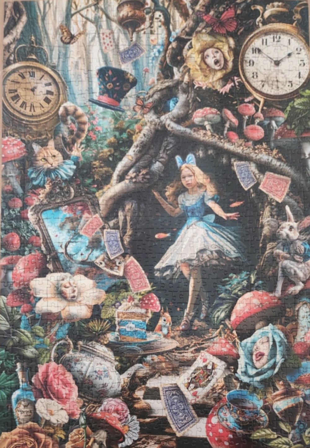 Another Day In Wonderland 2025 - Completed - Clementoni 🇮🇹 puzzle collectible [Barcode 8005125399352] - Main Image 3