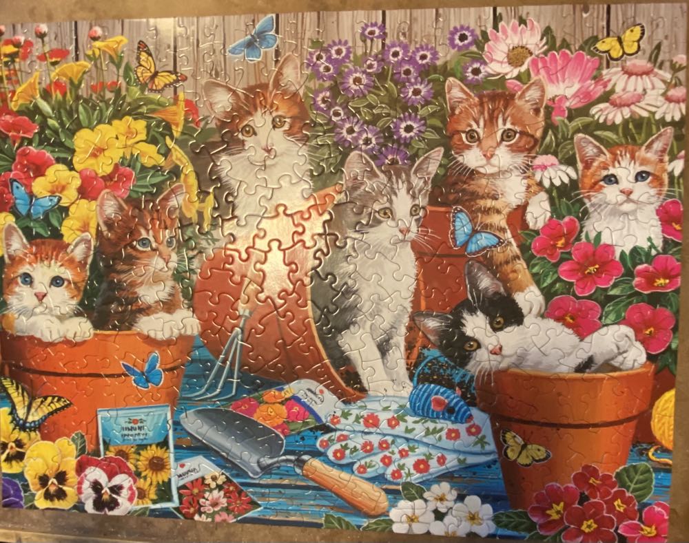 Gardener’s Little Kitten Helpers - Bits & Pieces puzzle collectible [Barcode 192949088703] - Main Image 2