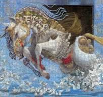 Ceaco Sapphire Select Thomas Kinkade Beyond Summer Gate Piece Jigsaw Puzzle – Challenging & Fun – Blue Backed Puzzle Board – Giftable Display Box Full Size Poster Included