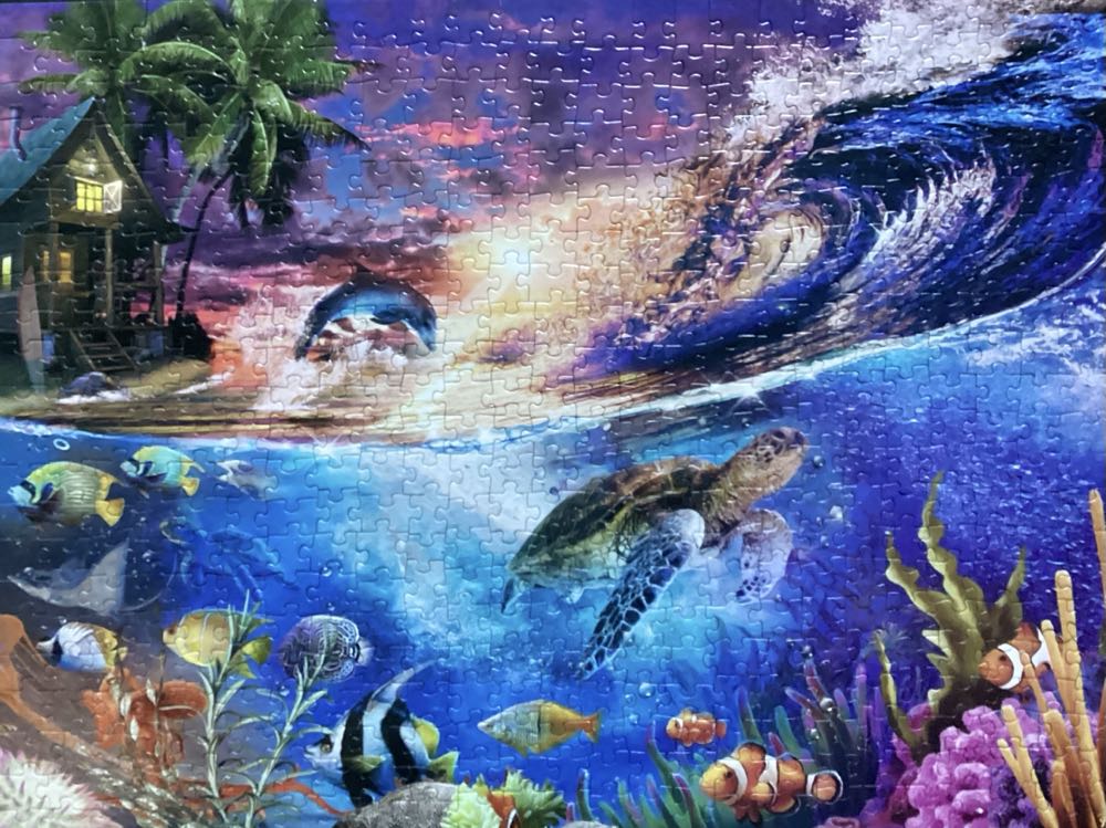 Evening Sea - Vermont Christmas Company puzzle collectible [Barcode 819273024121] - Main Image 2