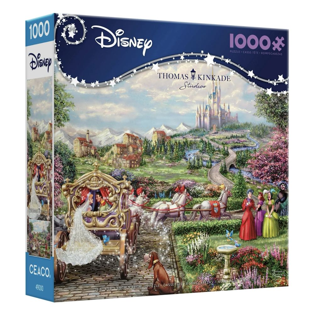 Ceaco / Thomas Kinkade • 1000: Cinderella Happily Ever After - Ceaco / Thomas Kinkade puzzle collectible - Main Image 2