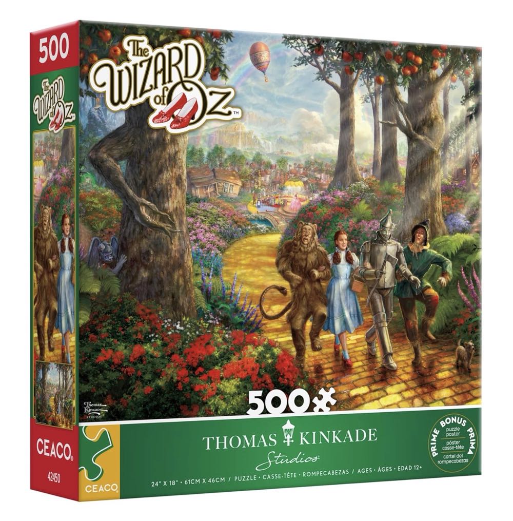 Follow the Yellow Brick Road - Ceaco / Thomas Kinkade puzzle collectible - Main Image 2