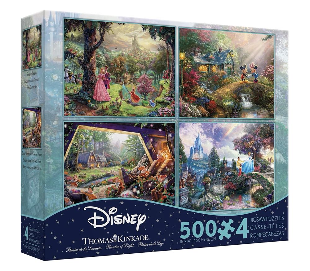 Set 6: Cinderella Wishes Upon a Dream - Ceaco / Thomas Kinkade puzzle collectible - Main Image 2