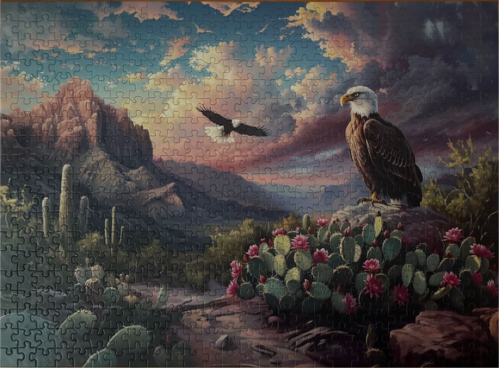 Beauty of the Desert - SunsOut puzzle collectible [Barcode 796780770966] - Main Image 3