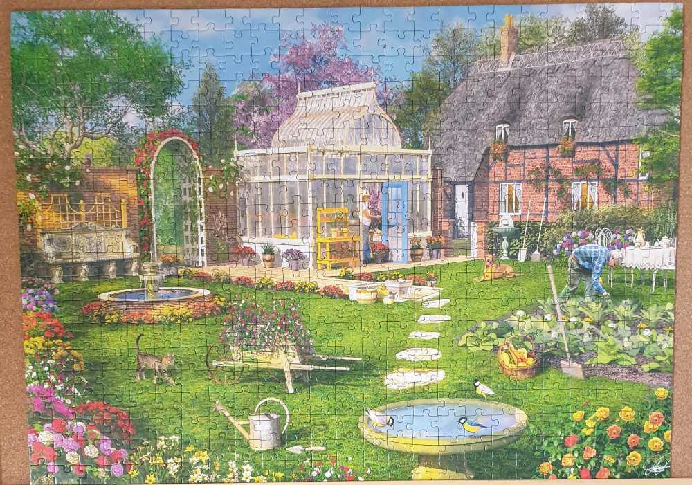 The Cottage Garden - Corner Piece puzzle collectible [Barcode 5052089381674] - Main Image 2