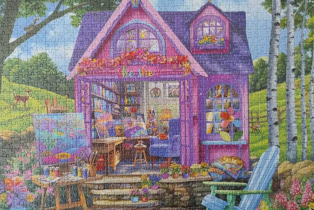 She Shed Studio - Bluebird puzzle collectible - Main Image 2