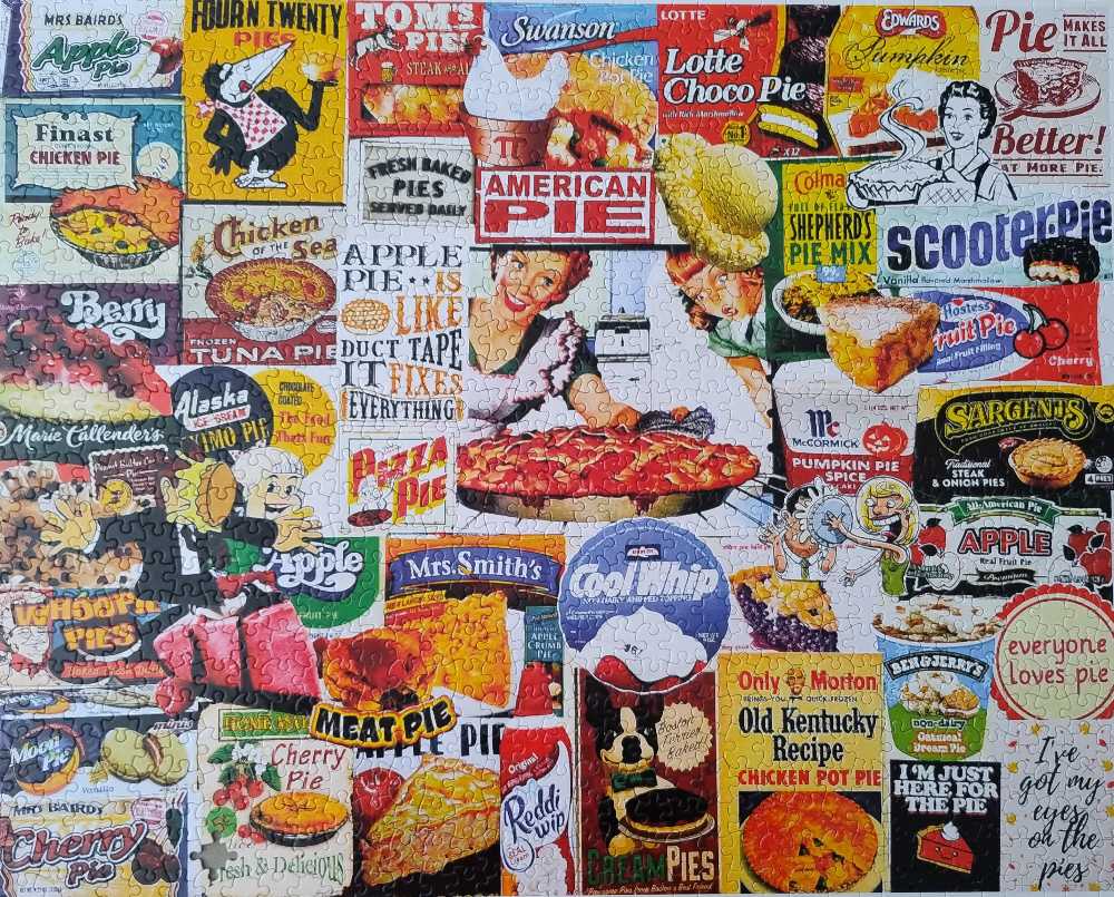 Pies - White Mountain Puzzles puzzle collectible - Main Image 2
