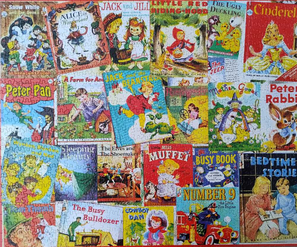 Vintage Fairy Tales  - White Mountain Puzzles puzzle collectible - Main Image 2