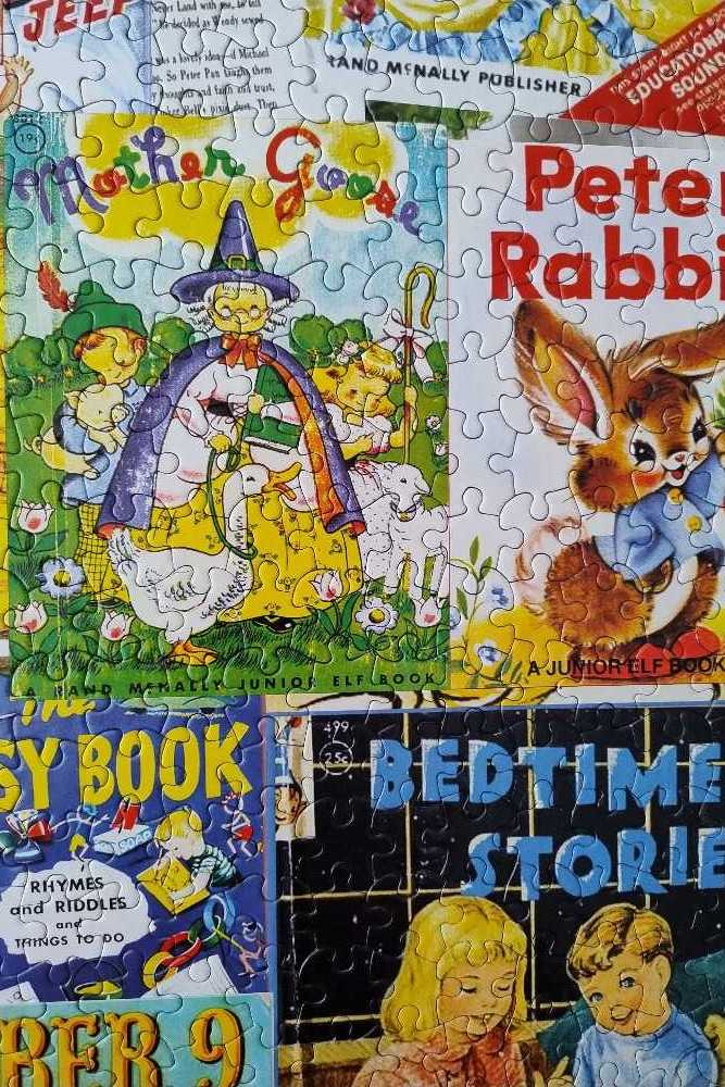 Vintage Fairy Tales  - White Mountain Puzzles puzzle collectible - Main Image 3