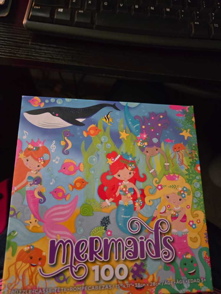 Ceaco 100 Piece Puzzle ”mermaids” New Size 15” X 11” - Ceaco puzzle collectible [Barcode 021081160797] - Main Image 2
