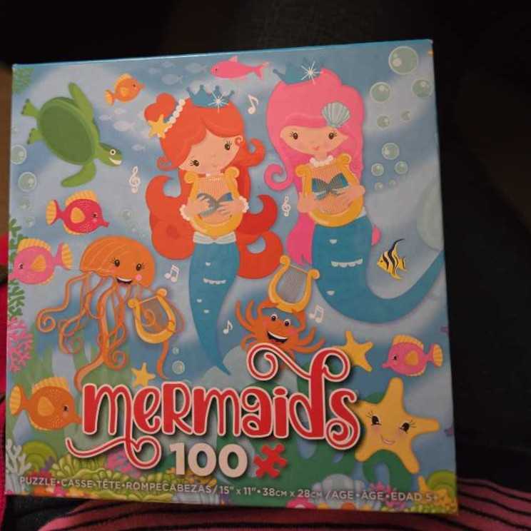Ceaco 100 Piece Puzzle ”mermaids” New Size 15” X 11” - Ceaco puzzle collectible [Barcode 021081160797] - Main Image 3