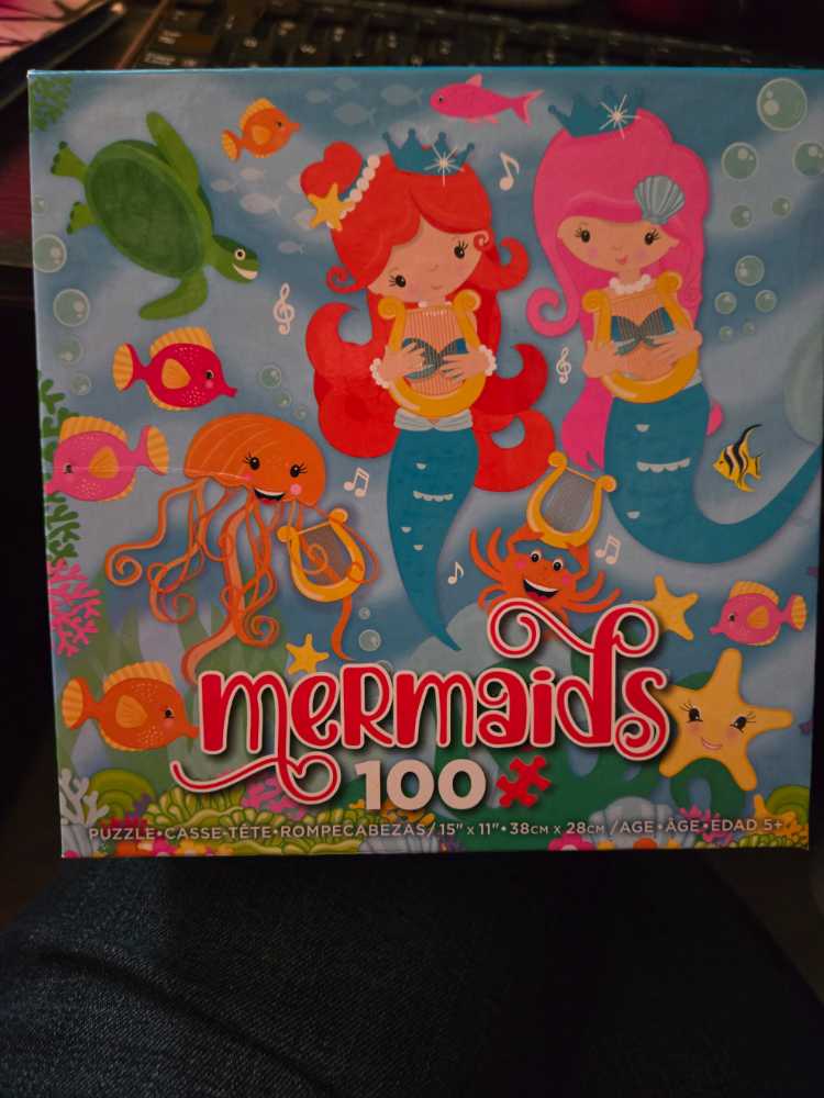 Cermaid Sisters 100 Piece Jigsaw Sold - Ceaco puzzle collectible [Barcode 021081160773] - Main Image 2