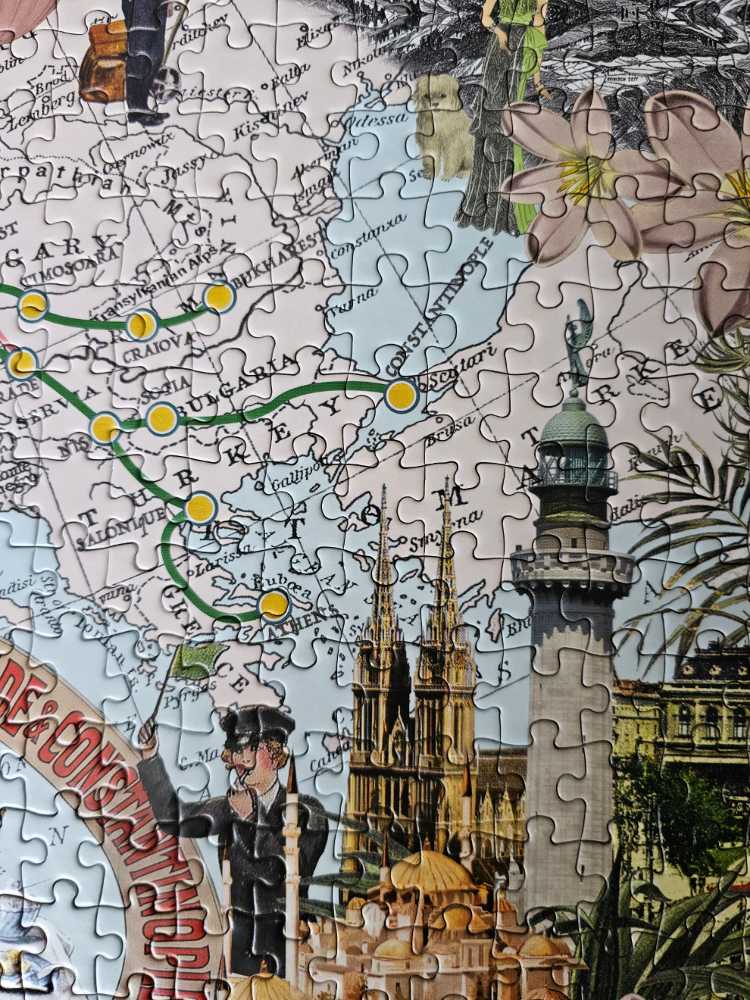 Puzzle L’orient Express: Pièces  puzzle collectible [Barcode 9782017209850] - Main Image 4