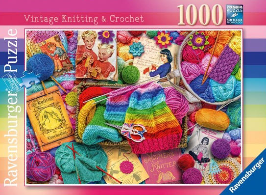 Vintage Knitting & Crochet ✅ - Ravensburger puzzle collectible [Barcode 4005555010807] - Main Image 2