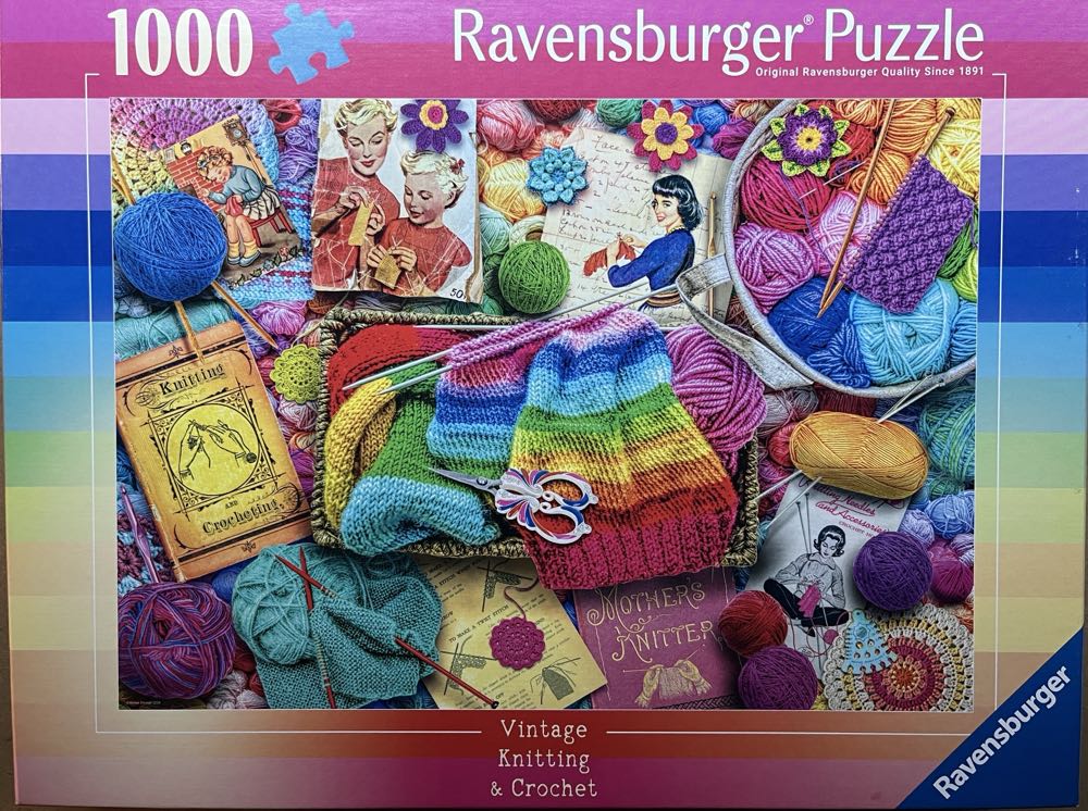 Vintage Knitting & Crochet ✅ - Ravensburger puzzle collectible [Barcode 4005555010807] - Main Image 3